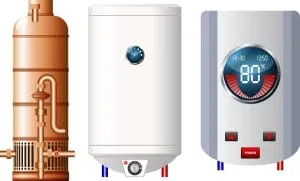 types of hot water heaters