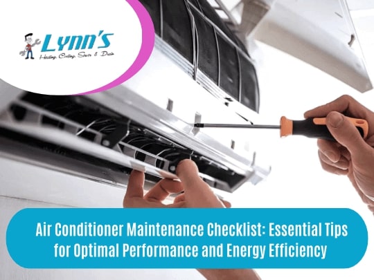 Air conditioner maintenance checklist