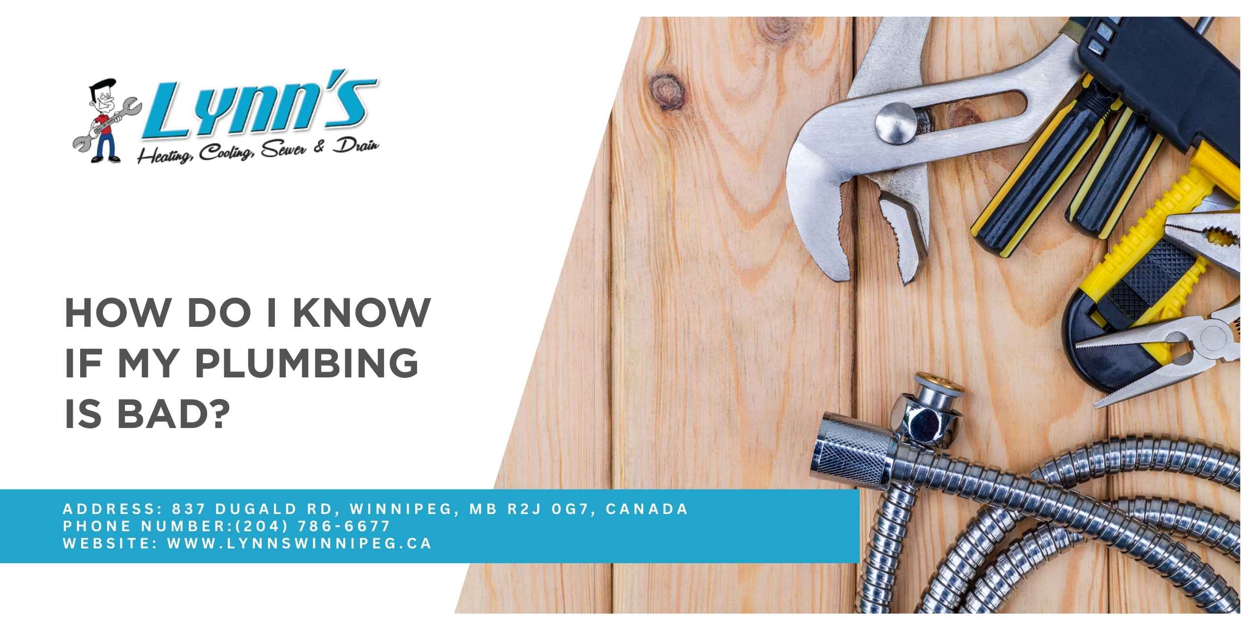 How do I know if my plumbing is bad