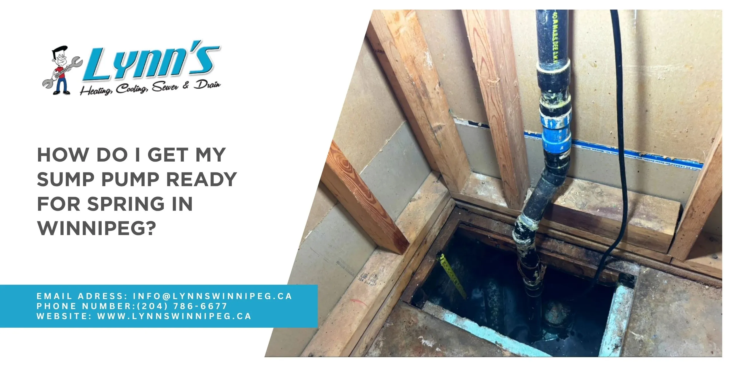 Get your Sump Pump Ready for Spring in Winnipeg